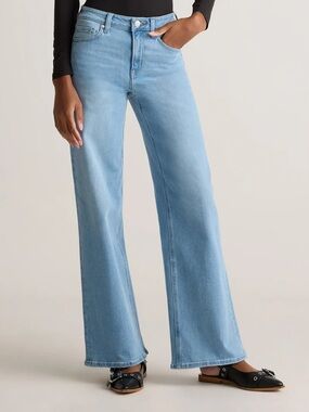 Quince Bella Stretch Wide Leg Jeans